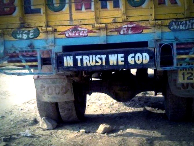 In we god trust?